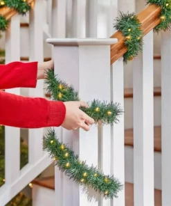 Unbranded 50 ft Prelit Garland -Home Accents Holiday Shop christmas garland 22gu50001 66 1000