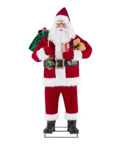 Home Accents Holiday 6 ft Animated Singing Santa Christmas Animatronic