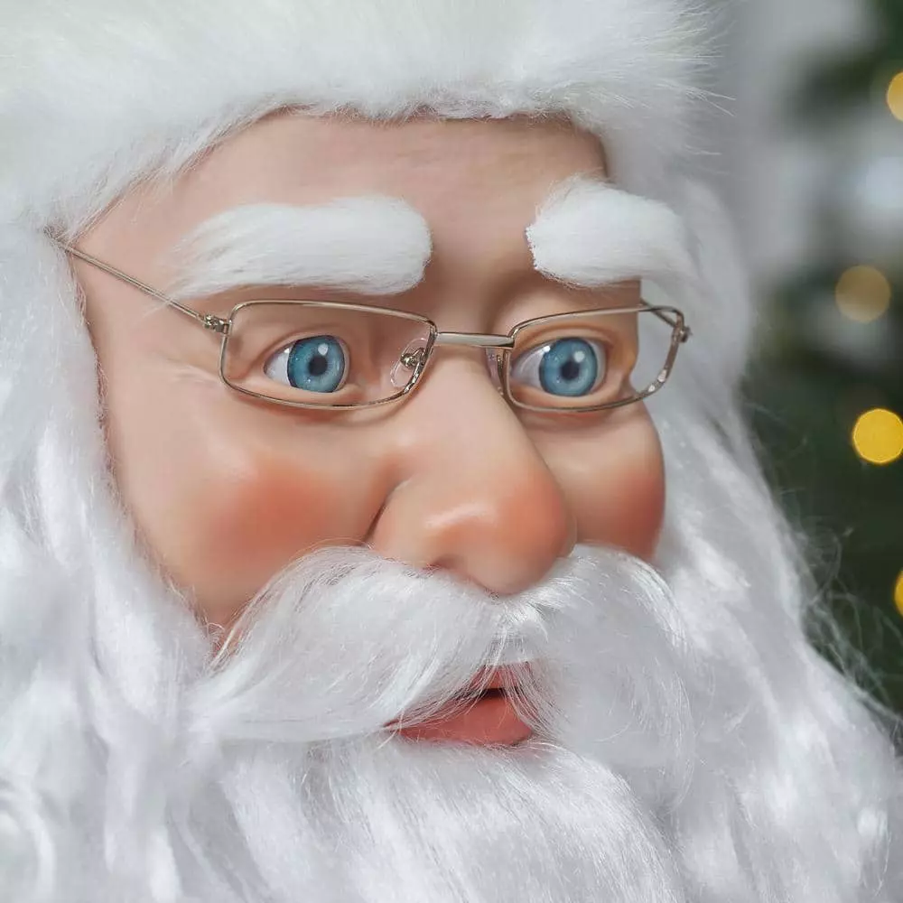 Home Accents Holiday 6 ft Animated Singing Santa Christmas Animatronic 6 Home Accents Holiday 6 ft Animated Singing Santa Christmas Animatronic - Image 4