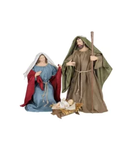 Home Accents Holiday Joseph Mary and Baby Jesus Nativity Scene (3-Piece Set)