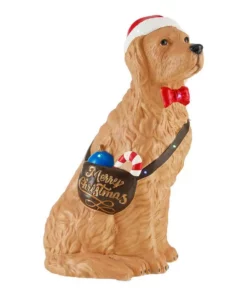 Home Accents Holiday 30 in Christmas Golden Retriever -Home Accents Holiday Shop home accents holiday christmas figurines 22dk01010 40 1000