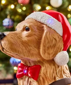 Home Accents Holiday 30 in Christmas Golden Retriever -Home Accents Holiday Shop home accents holiday christmas figurines 22dk01010 a0 1000