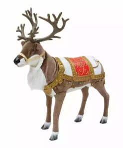 Home Accents Holiday 4 ft Animated Reindeer Christmas Animatronic