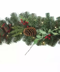 Home Accents Holiday 9 ft Prelit Woodmore Garland -Home Accents Holiday Shop home accents holiday christmas garland chzh3811602th5 77 1000