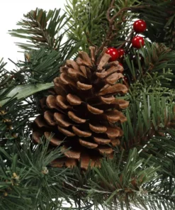 Home Accents Holiday 9 ft Prelit Woodmore Garland -Home Accents Holiday Shop home accents holiday christmas garland chzh3811602th5 c3 1000