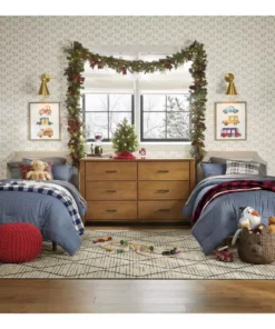 Home Accents Holiday 9 ft Prelit Woodmore Garland -Home Accents Holiday Shop home accents holiday christmas garland chzh3811602th5 fa 1000