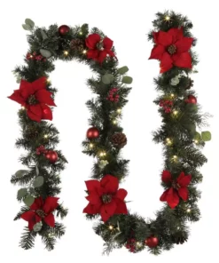 Home Accents Holiday 9 ft Prelit Berry Bliss Garland -Home Accents Holiday Shop home accents holiday christmas garland chzh3811995th3 40 1000