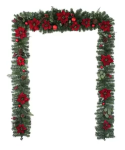 Home Accents Holiday 17 ft Unlit Berry Bliss Garland