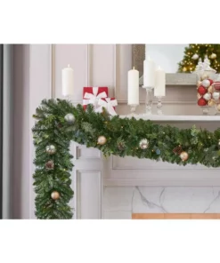 Home Accents Holiday 9 ft Prelit St Germain Garland -Home Accents Holiday Shop home accents holiday christmas garland chzh3812070h3 1d 1000