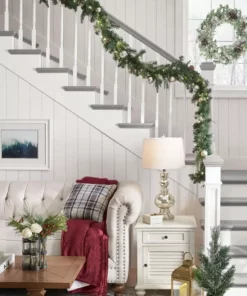 Home Accents Holiday 9 ft Prelit St Germain Garland -Home Accents Holiday Shop home accents holiday christmas garland chzh3812070h3 4f 1000