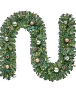 Home Accents Holiday 9 ft Prelit St Germain Garland