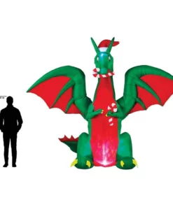 Home Accents Holiday 9 ft Christmas Dragon Holiday Inflatable -Home Accents Holiday Shop home accents holiday christmas inflatables 111187 40 1000