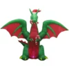 Home Accents Holiday 9 ft Christmas Dragon Holiday Inflatable