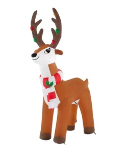 Home Accents Holiday 6 ft Reindeer Holiday Inflatable -Home Accents Holiday Shop home accents holiday christmas inflatables 117021 40 1000