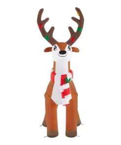 Home Accents Holiday 6 ft Reindeer Holiday Inflatable