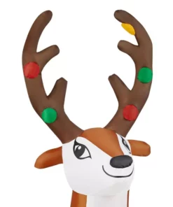 Home Accents Holiday 6 ft Reindeer Holiday Inflatable -Home Accents Holiday Shop home accents holiday christmas inflatables 117021 a0 1000