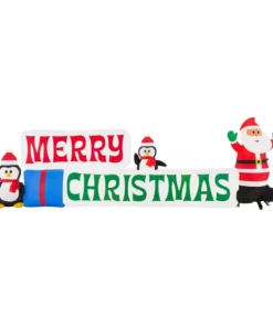 Home Accents Holiday 11.5 ft Merry Christmas Sign Holiday Inflatable