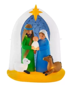 Home Accents Holiday 6.5 ft Nativity Scene Holiday Inflatable