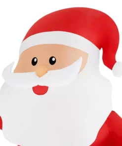 Home Accents Holiday 6.5 ft Santa With Present Holiday Inflatable -Home Accents Holiday Shop home accents holiday christmas inflatables 22gm80011 1d 1000