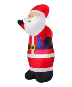 Home Accents Holiday 6.5 ft Santa With Present Holiday Inflatable -Home Accents Holiday Shop home accents holiday christmas inflatables 22gm80011 40 1000