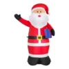 Home Accents Holiday 6.5 ft Santa With Present Holiday Inflatable -Home Accents Holiday Shop home accents holiday christmas inflatables 22gm80011 64 1000