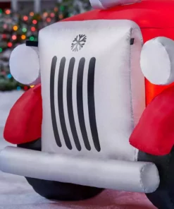 Home Accents Holiday 7.5 ft Santa and Mrs. Claus in Car Holiday Inflatable -Home Accents Holiday Shop home accents holiday christmas inflatables 22gm80041 1d 1000