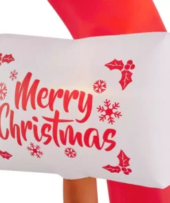 Home Accents Holiday 12.5 ft by 12 ft Santa Archway Holiday Inflatable -Home Accents Holiday Shop home accents holiday christmas inflatables 22gm80059 a0 1000