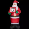 Home Accents Holiday 9 ft Santa With Countdown Calendar 1 Home Accents Holiday 9 ft Santa With Countdown Calendar -Home Accents Holiday Shop home accents holiday christmas inflatables 22gm80747 64 1000