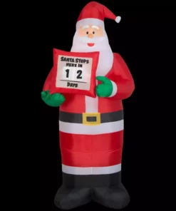 Home Accents Holiday 9 ft Santa With Countdown Calendar