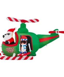 Home Accents Holiday 8 ft Animated Helicopter Holiday Inflatable -Home Accents Holiday Shop home accents holiday christmas inflatables 22gm81142 40 1000