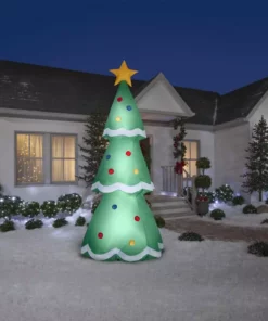 Home Accents Holiday 11 ft Christmas Tree Holiday Inflatable -Home Accents Holiday Shop home accents holiday christmas inflatables 22gm81311 31 1000