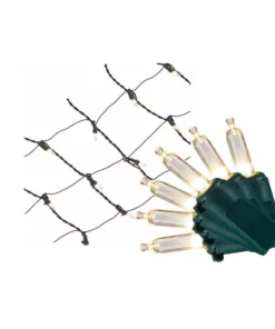 Home Accents Holiday 150L Warm White Mini LED Ribbon Net Lights