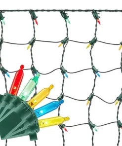 Home Accents Holiday 150L Multi Mini LED Net Steady Lit Lights