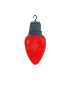 Home Accents Holiday Jumbo LED Red Bulb With Timer