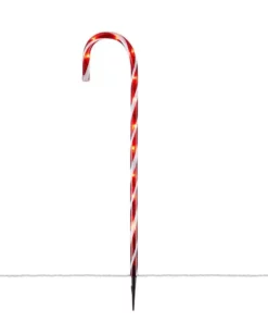 Home Accents Holiday 27 in Candy Canes Pathway Light 3 Pack