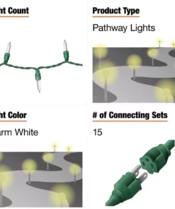 Home Accents Holiday 27 in Candy Canes Pathway Light 3 Pack -Home Accents Holiday Shop home accents holiday christmas pathway lights ty candyc 3pk a0 1000