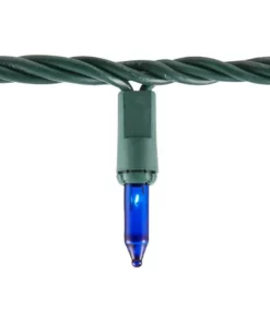 Home Accents Holiday 100L Blue Incandescent Mini Lights -Home Accents Holiday Shop home accents holiday christmas string lights 100 gr b 40 1000