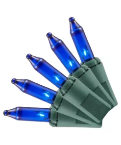 Home Accents Holiday 100L Blue Incandescent Mini Lights