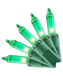 Home Accents Holiday 100L Green Incandescent Mini Lights