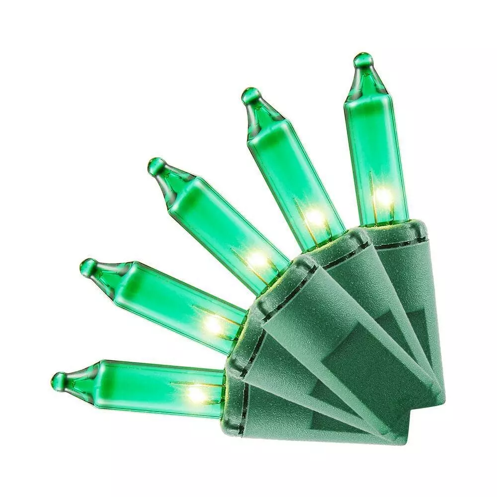 Home Accents Holiday 100L Green Incandescent Mini Lights 3 Home Accents Holiday 100L Green Incandescent Mini Lights
