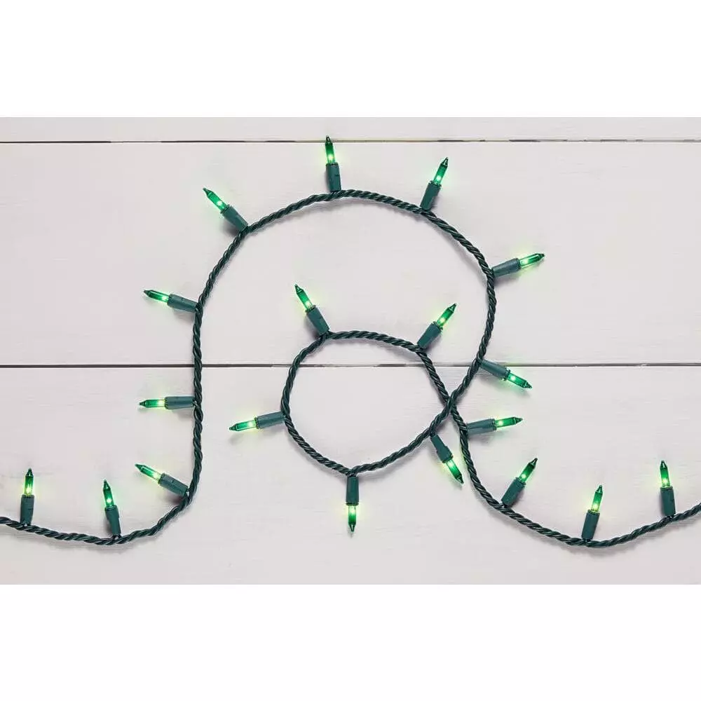 Home Accents Holiday 100L Green Incandescent Mini Lights 4 Home Accents Holiday 100L Green Incandescent Mini Lights - Image 2