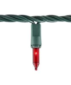 Home Accents Holiday 100L Red Incandescent Mini Lights -Home Accents Holiday Shop home accents holiday christmas string lights 100l gr r 40 1000