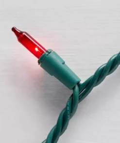 Home Accents Holiday 100L Red Incandescent Mini Lights -Home Accents Holiday Shop home accents holiday christmas string lights 100l gr r a0 1000