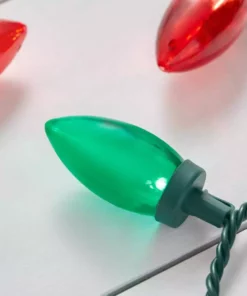 Home Accents Holiday 100L Red/Green C9 LED Lights -Home Accents Holiday Shop home accents holiday christmas string lights 21rt2142115cm 1d 1000