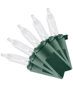 Home Accents Holiday 100L Cool White Mini LED Steady Lit Lights