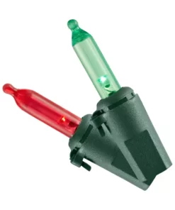Home Accents Holiday 100L Red and Green Mini LED Lights