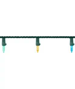 Home Accents Holiday 100L Multi Mini LED Green Wire Lights -Home Accents Holiday Shop home accents holiday christmas string lights 22rt100sm m 40 1000