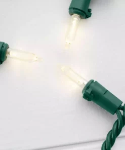 Home Accents Holiday 100L Warm White Mini LED Green Wire Lights 13 Home Accents Holiday 100L Warm White Mini LED Green Wire Lights -Home Accents Holiday Shop home accents holiday christmas string lights 22rt100sm ww 66 1000