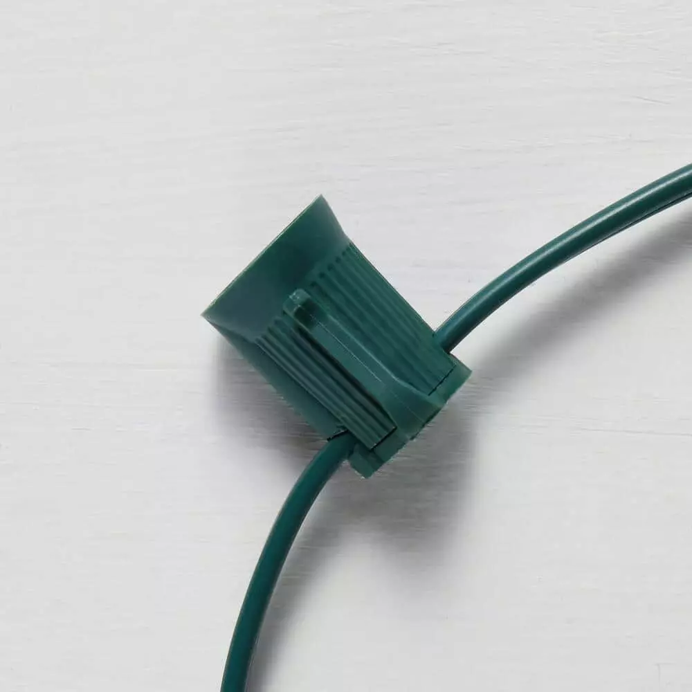 Home Accents Holiday 100 ft C9 Stringer Light Set 18 Gauge 6 Home Accents Holiday 100 ft C9 Stringer Light Set 18 Gauge - Image 4