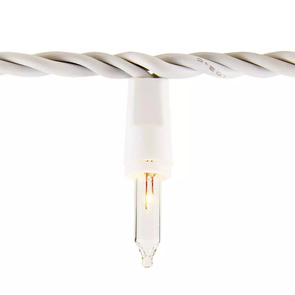 Home Accents Holiday 50L Clear Incandescent Mini White Wire Lights 5 Home Accents Holiday 50L Clear Incandescent Mini White Wire Lights - Image 3